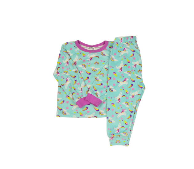 Tyrkysové pyžamo s jednorožcem 