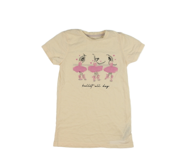 Krémová noční košilka s baletkami Primark 