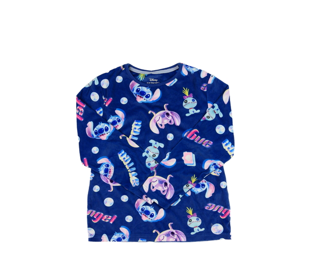 Modrý hebký pyžamový vršek Stitch Disney Primark 