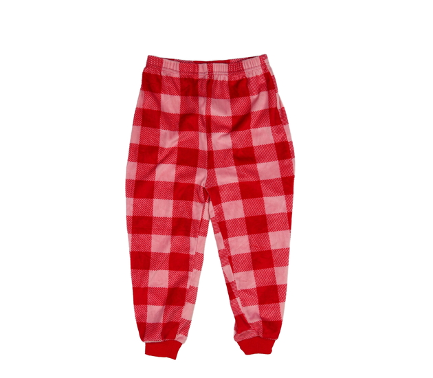 Červené kostkované pyžamové kalhoty Primark 