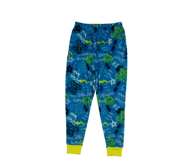 Modré pyžamové kalhoty 