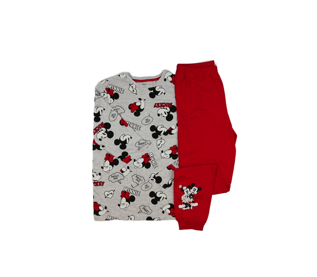 Šedo-červené pyžamo Minnie Disney Primark 