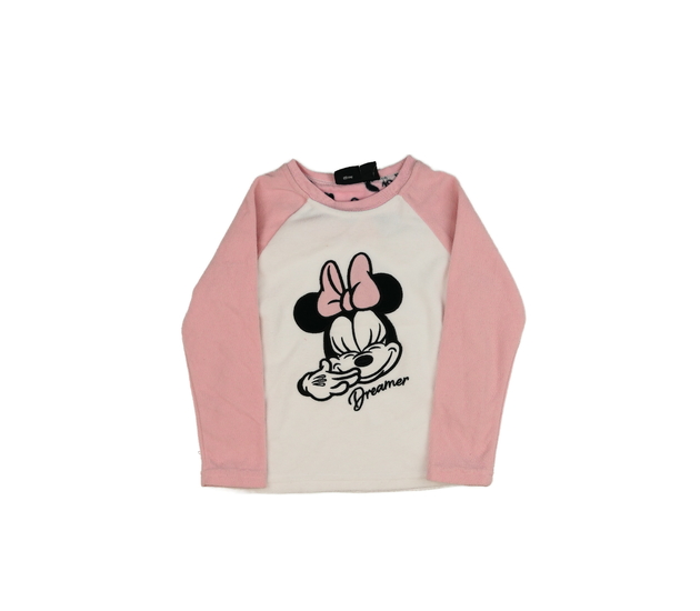 Bílo-růžový pyžamový vršek Disney Primark
