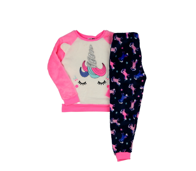 Teplé pyžamo s jednorožci 