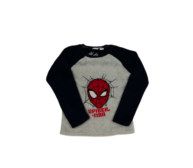 Šedo-modrý pyžamový vršek Spider-man Primark