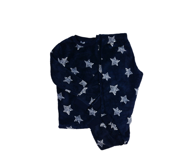 Modré teplé pyžamo s hvězdami George