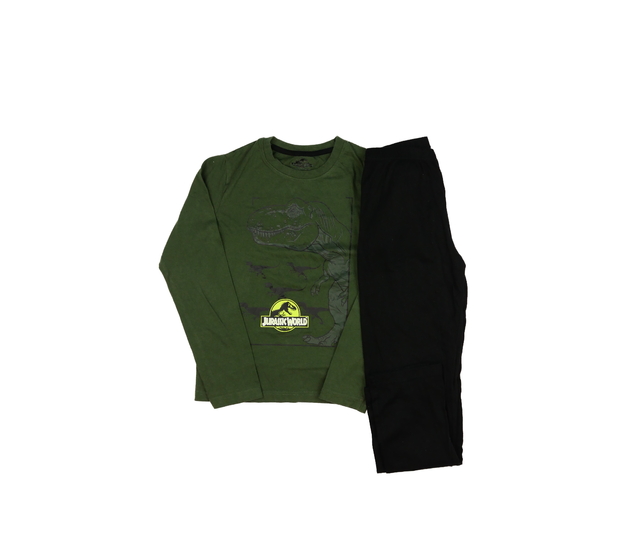 Zeleno-černé pyžamo Jurský Park 