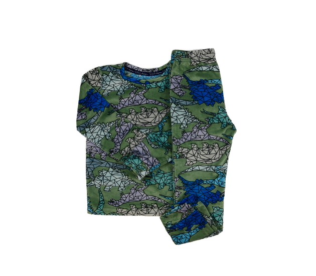 Zelené dinosauří pyžamo Tu 