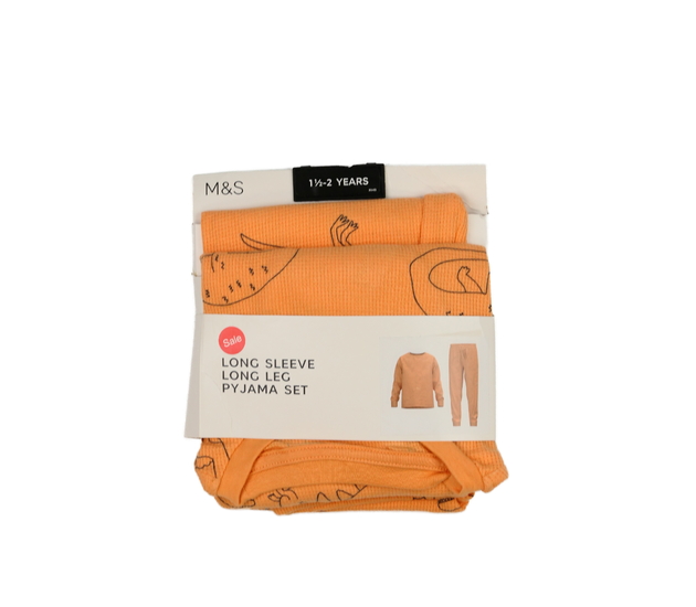 Nové oranžové dinosauří pyžamo M&S