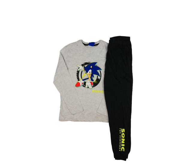 Šedo-černé pyžamo Sonic Primark