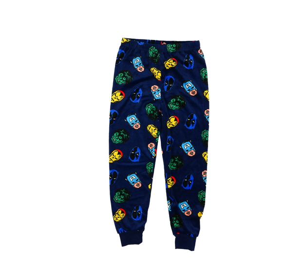Modré hebké pyžamové kalhoty Marvel Primark 
