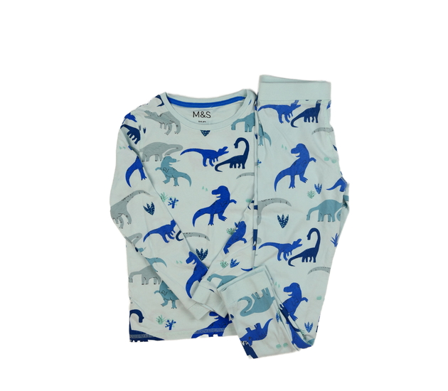 Modré dinosauří pyžamo M&S
