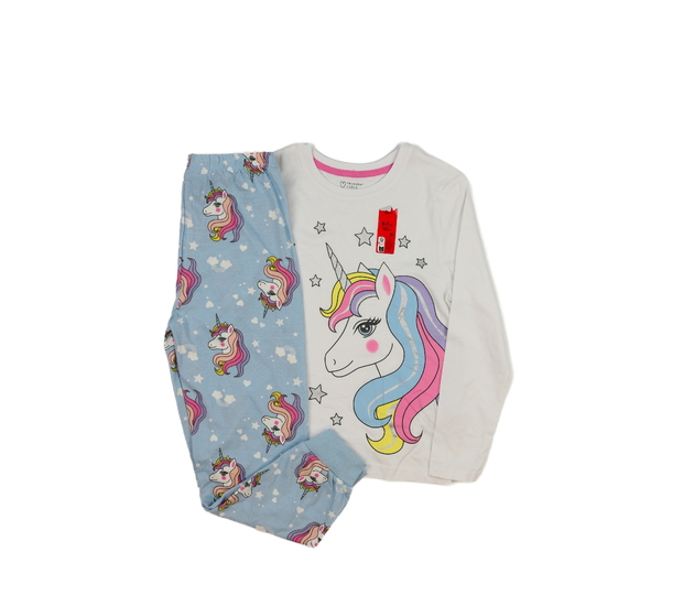 Nové bílo-modré jednorožčí pyžamo Primark 