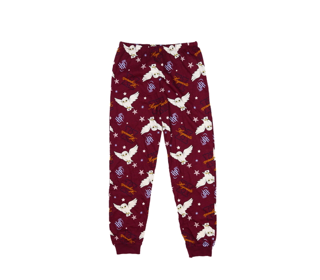 Tmavě červené pyžamové kalhoty Harry Potter Primar