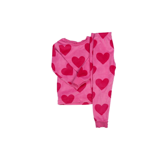 Růžové hebké teplé pyžamo George