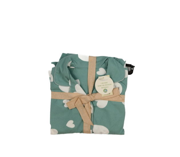 Nové hebké pyžamo se srdíčky 