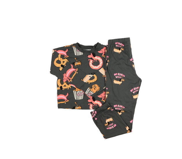 Šedé pyžamo s pejsky Next