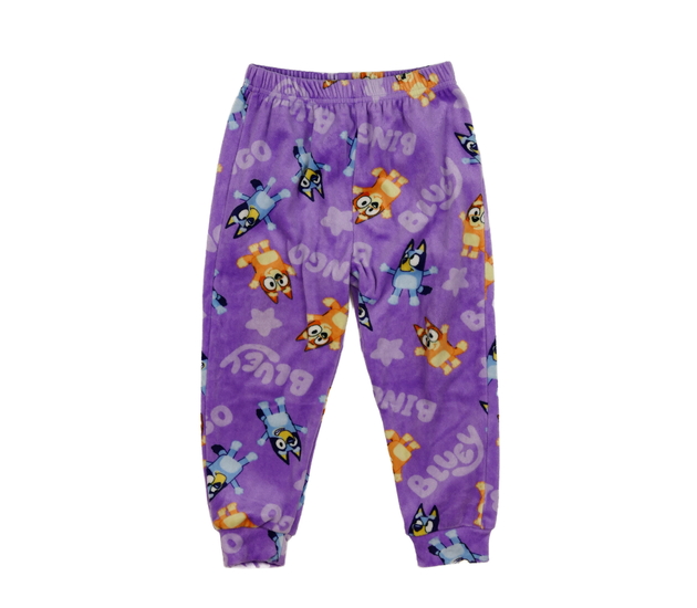 Fialové teplejší pyžamové kalhoty Bluey Nutmeg