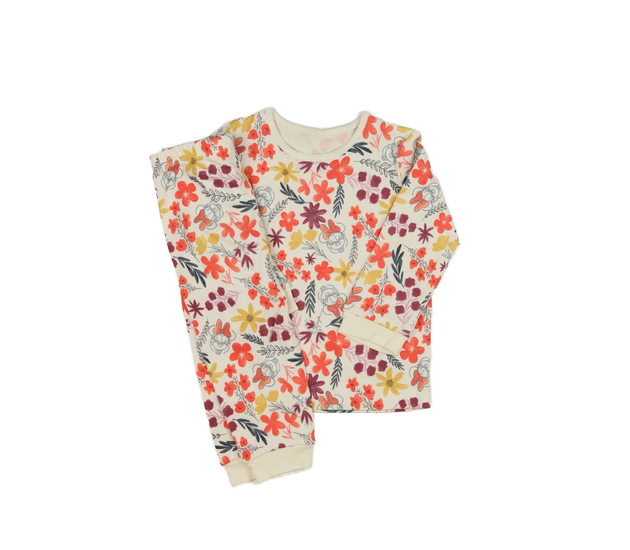 Krémové květinové pyžamo Disney George