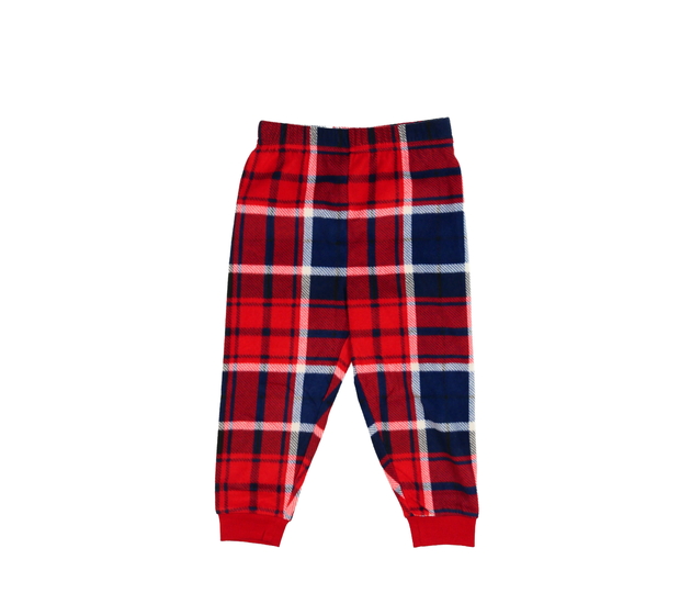 Červeno-modré teplejší pyžamové kalhoty M&S