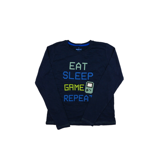 Tmavě modré pyžamové triko 