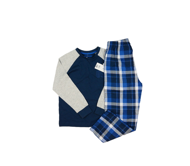 Nové modro-šedé pyžamo 