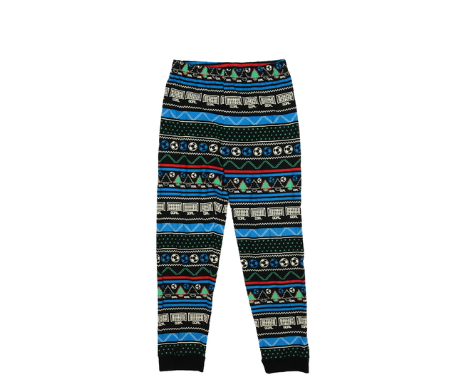 Tmavé vzorované pyžamové kalhoty M&S