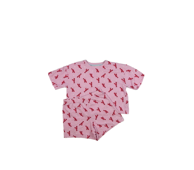 Růžové pyžamo s raky Primark 