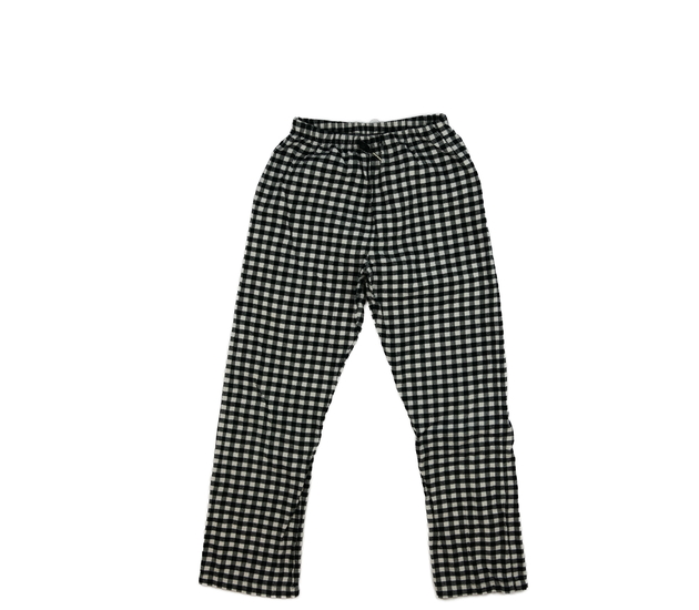 Kostkované černo-bílé pyžamové kalhoty Next