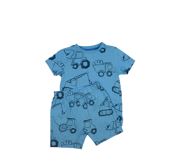 Modré pyžamo se stroji 