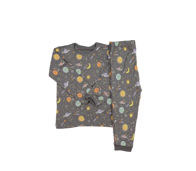 Šedé pyžamo s vesmírným motivem George