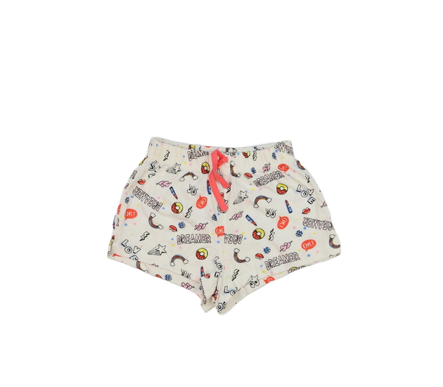 Bílé pyžamové kraťasy 