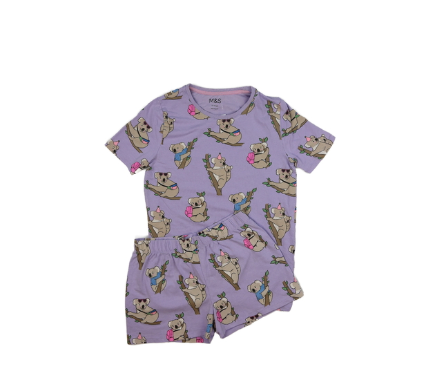 Fialové pyžamo s koalou M&S