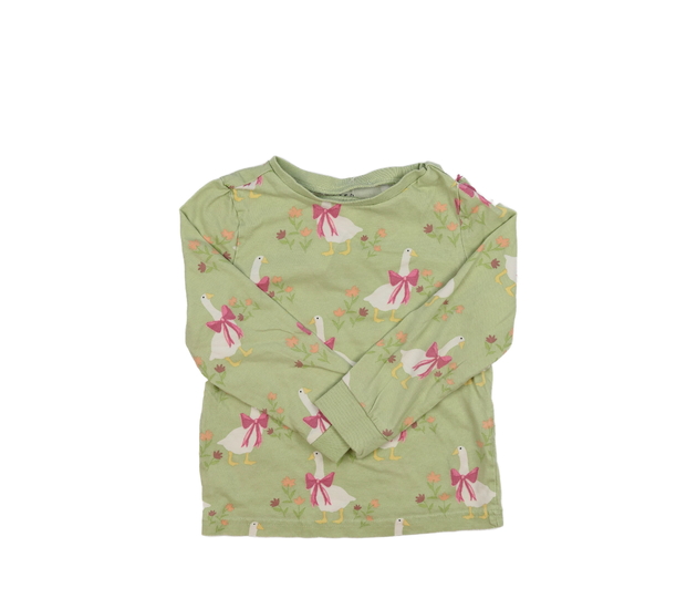 Zelené pyžamové triko Tu