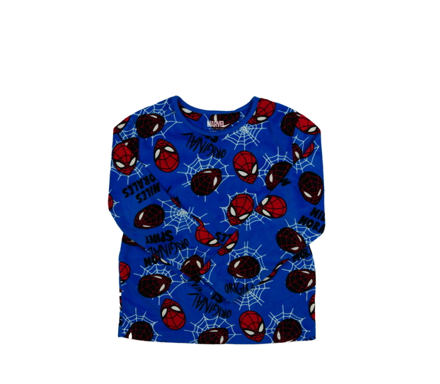 Modré pyžamové hebké triko Spider-man Primark 