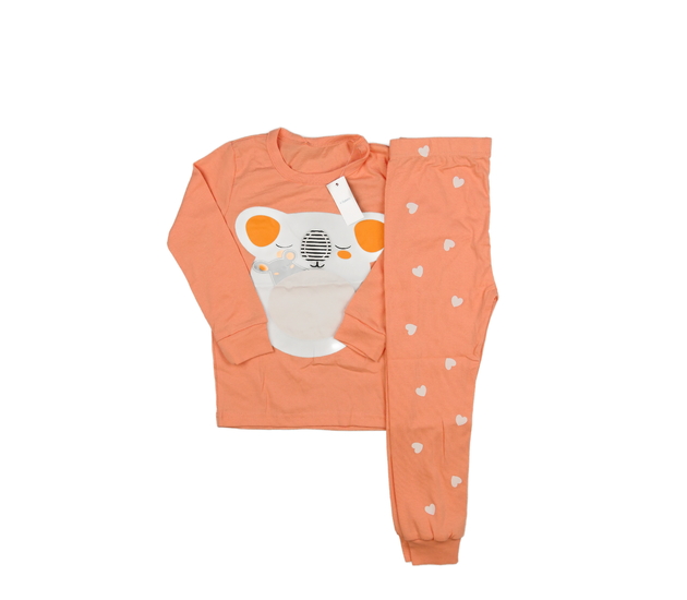 Nové růžové pyžamo s obrázky 