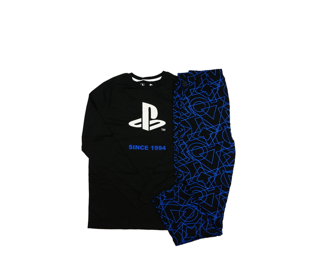 Černo-modré pyžamo PlayStation Primark 