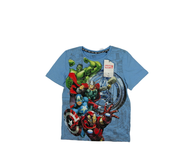 Nové modré pyžamové triko Marvel Tu 