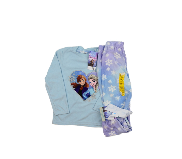 Nové modré fleecové pyžamo Frozen Primark 