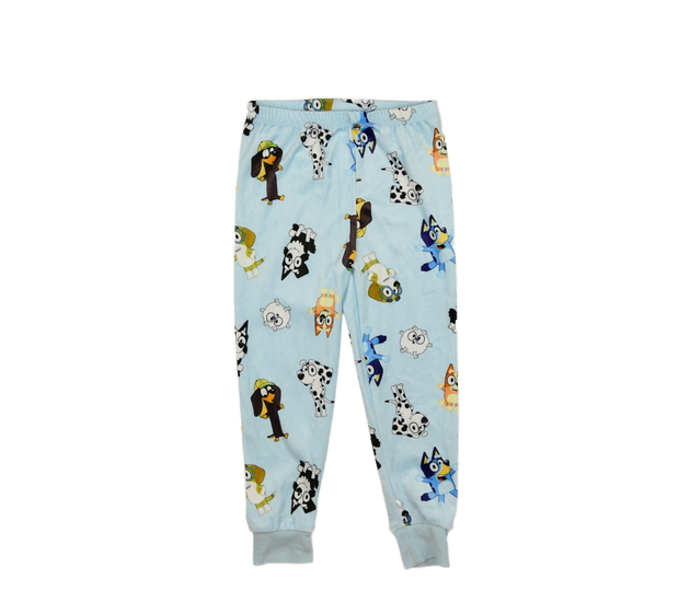 Modré hebké pyžamové kalhoty Bluey George