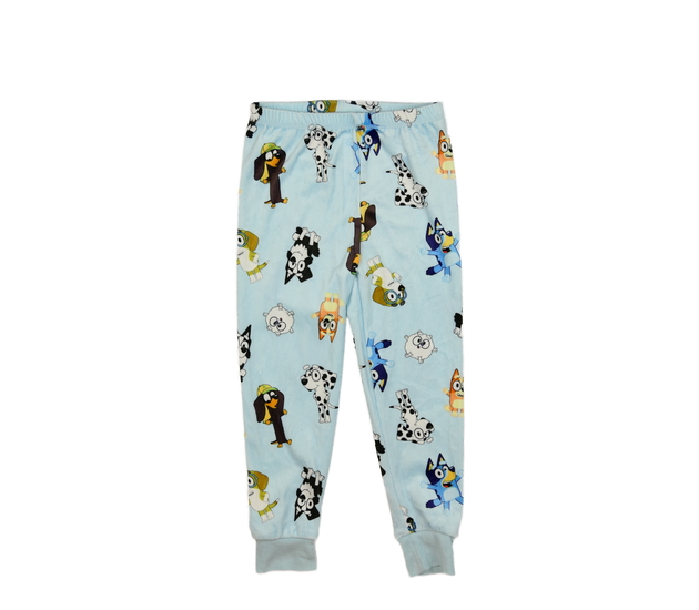 Modré hebké pyžamové kalhoty Bluey George