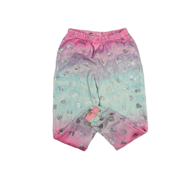 Barevné chlupaté pyžamové kalhoty George
