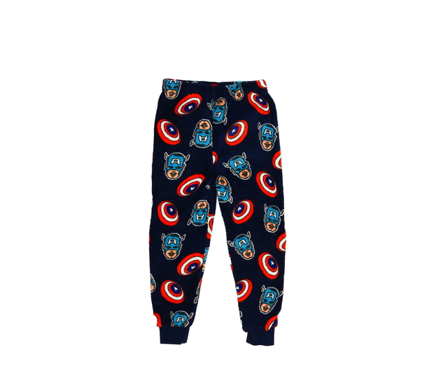 Modré teplé pyžamové kalhoty Marvel Primark 