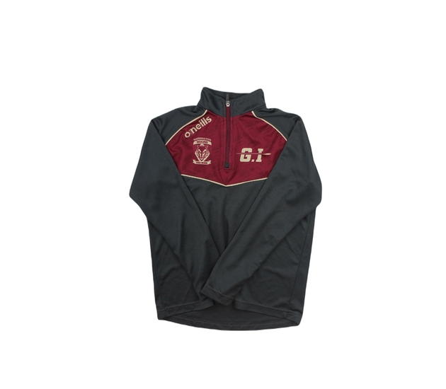 Šedá sportovní mikina 