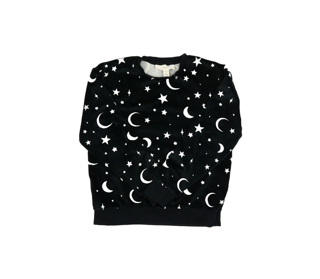 Černá mikina s noční oblohou M&S