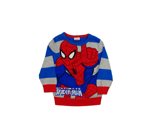 Pruhovaný svetr Spiderman Marvel George