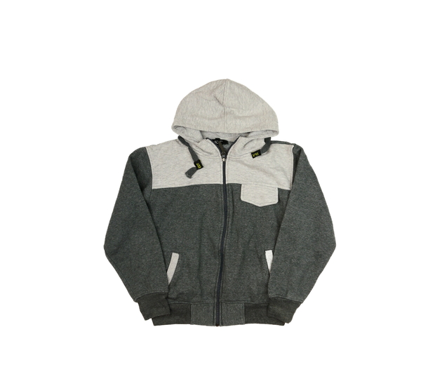 Šedá melírovaná mikina 