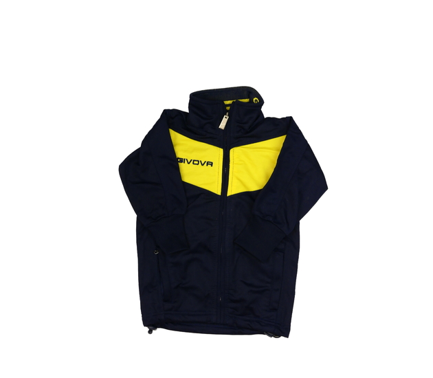 Modro-žlutá sportovní mikina