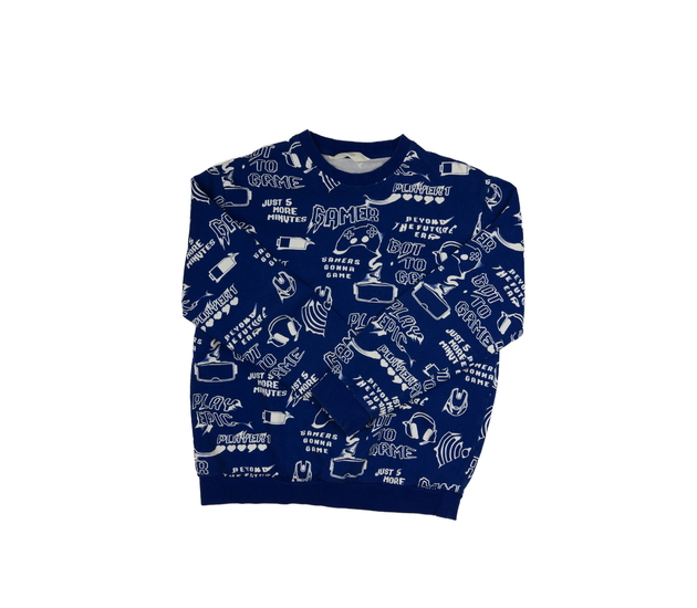 Modrá herní mikina vel. 170 H&M