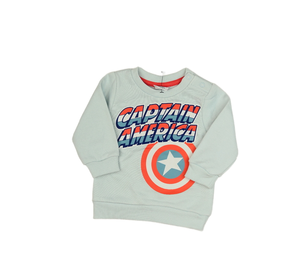 Tyrkysová mikina Kapitán Amerika Marvel Primark